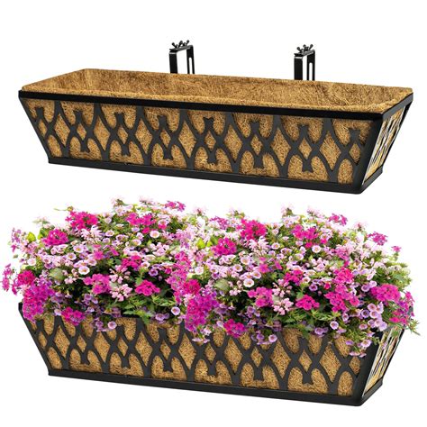 24 inch metal window box|24 Inch Window Boxes .